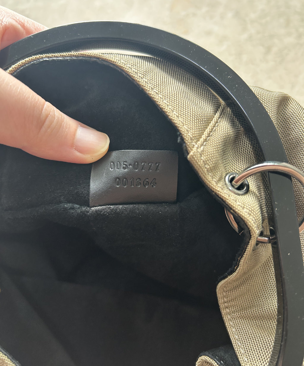 Gucci '99 (Tom Ford era) Curtain Canvas Bag (s)