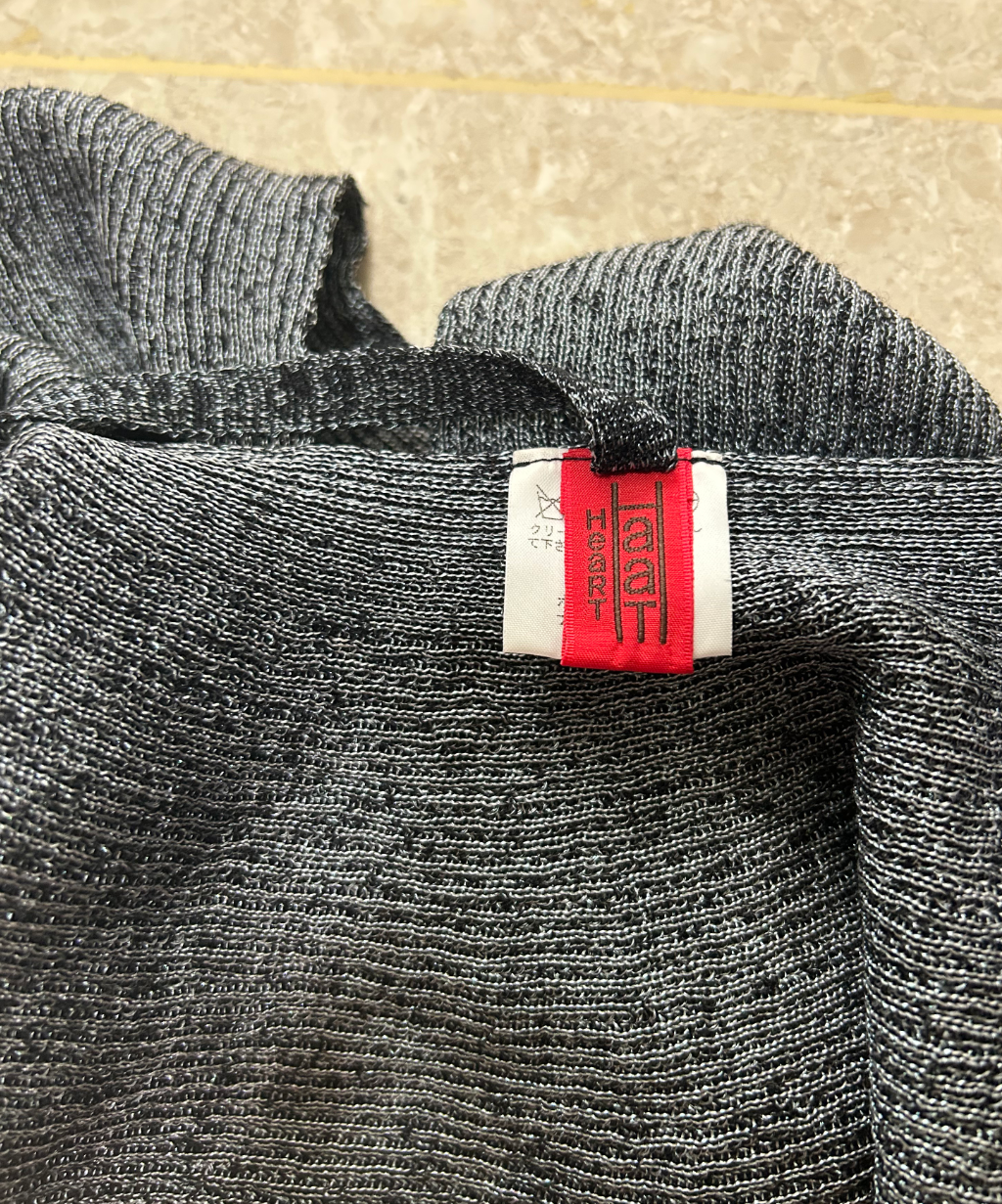 Issey Miyake HAAT frill knit scarf