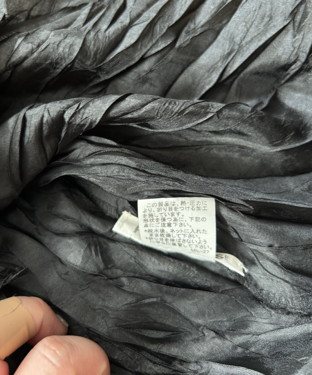 Pleats Please Crinkled Texture Top