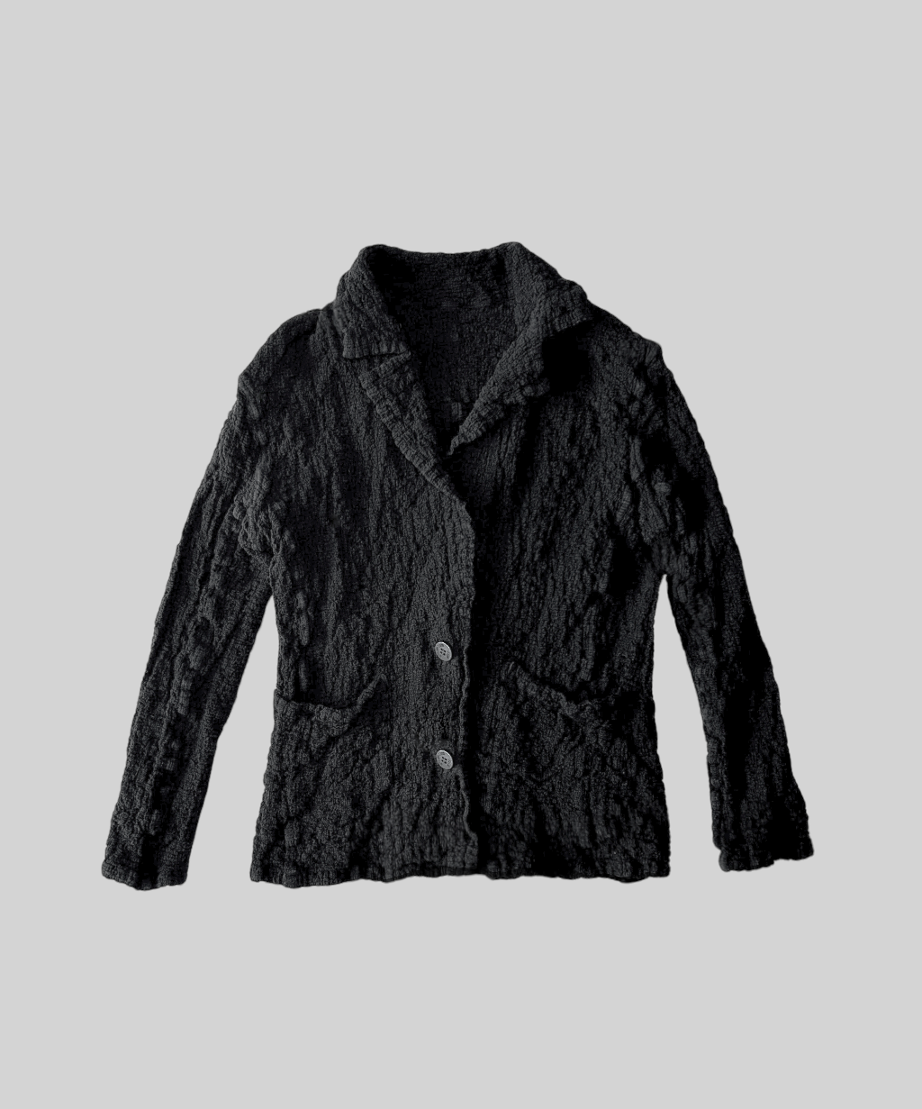 【me ISSEY MIYAKE】定番 CAULIFLOWER JACKET 黒 CAULIFLOWER JACKET – ISSEY MIYAKE ONLINE STORE