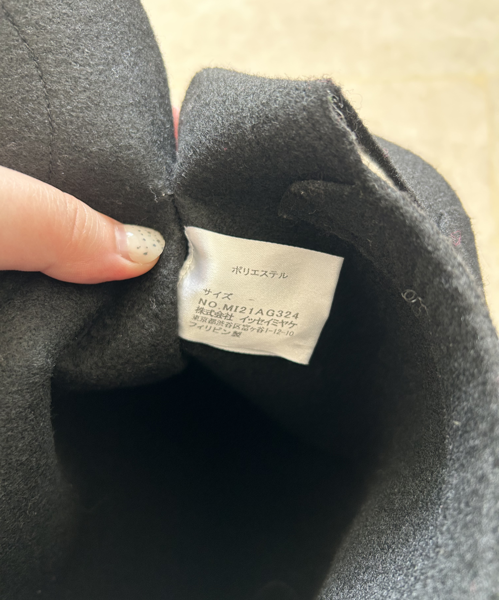 ME Issey Miyake Felt Cat Bag