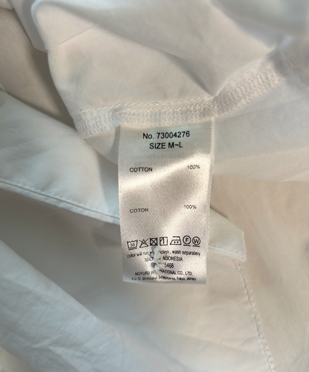 Moyuru Drape Collar Shirt