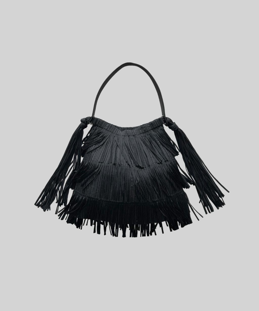 Pleats Please Fringe Pleats Shoulder Bag