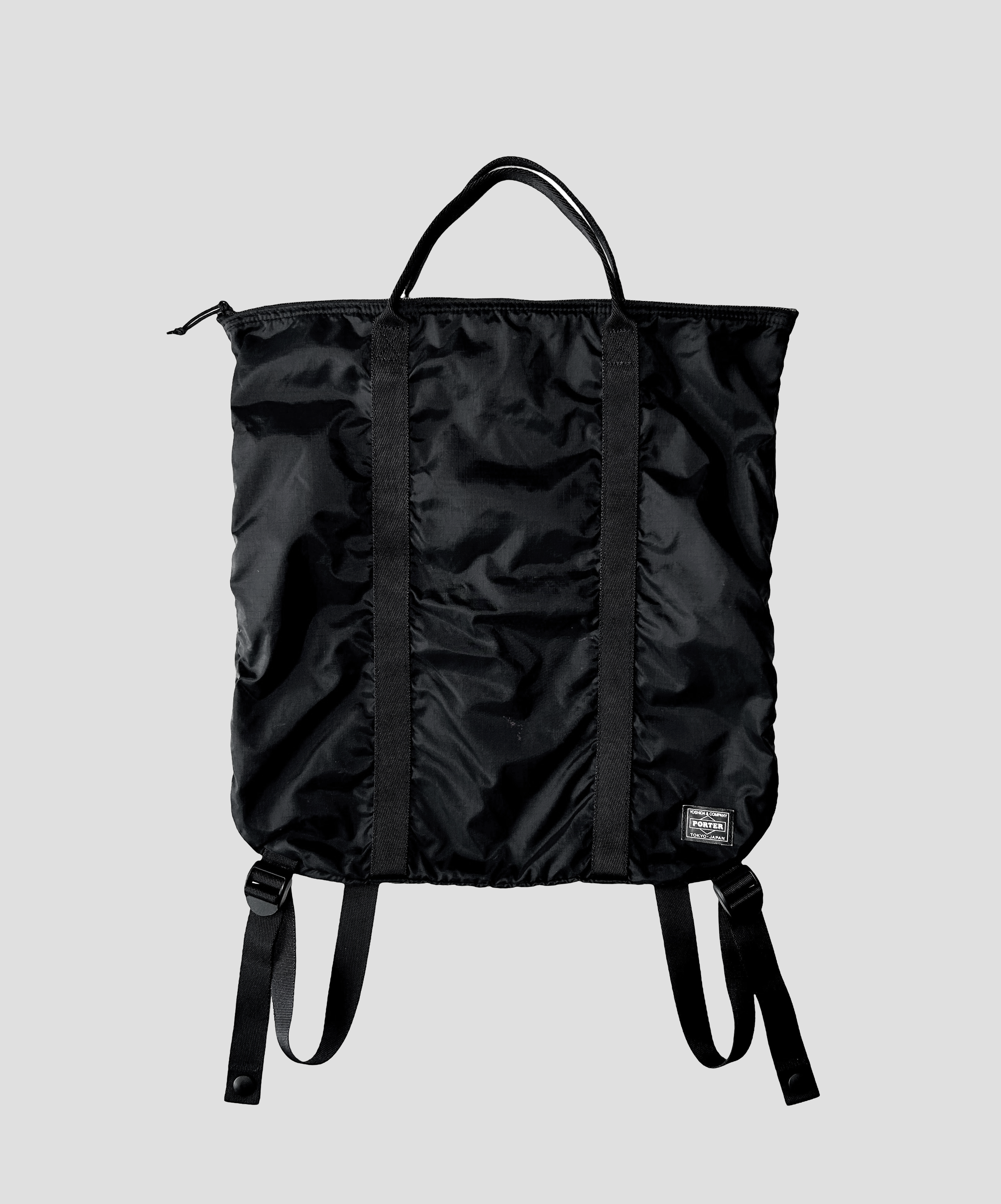 Porter Yoshida & Co Flex 2-Way Packable Tote Bag – Comme Please Porter Yoshida & Co Flex 2-Way Packable Tote Bag – Comme Please