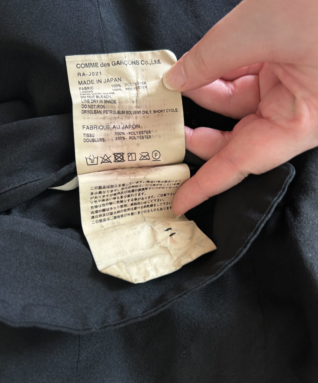 Comme des Garcons Comme des Garcons AW17 Bow Cuff Jacket