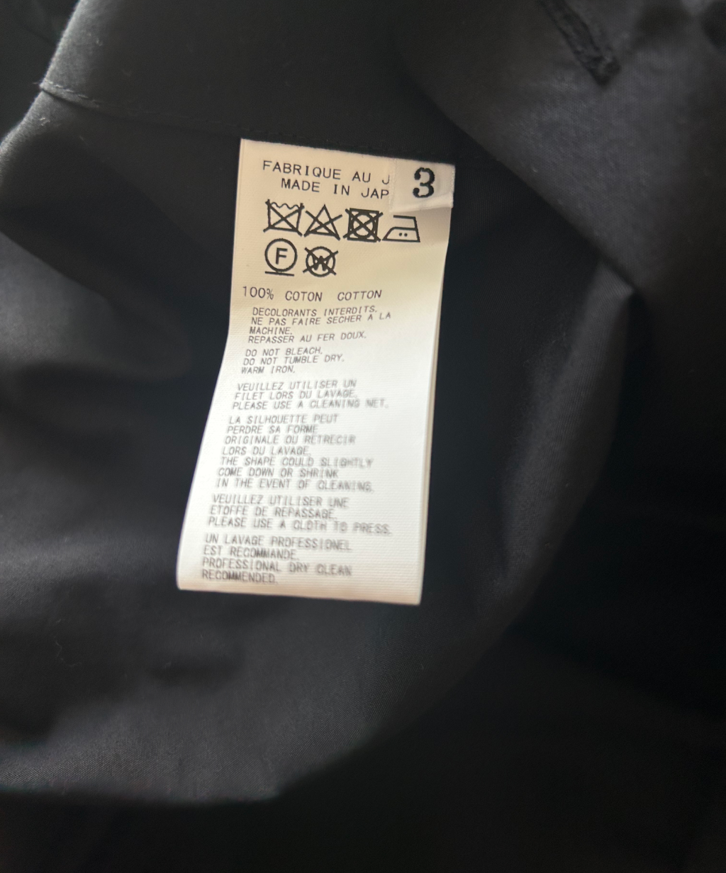 Regulation by Yohji Yamamoto Gathered Bust Shirt