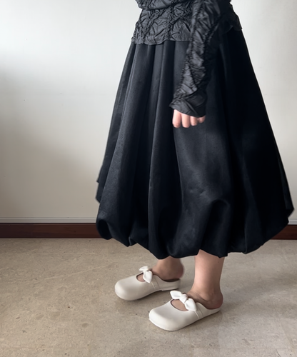 Black Comme des Garcons Balloon Skirt