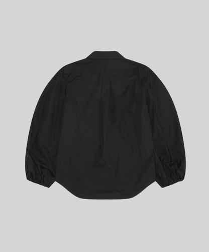 Black Comme des Garcons Balloon Sleeve Shirt 2022