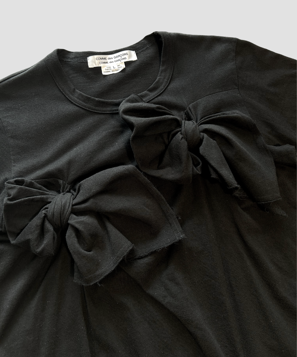 Comme des Garcons Comme des Garcons SS21 Bow Detail T-shirt