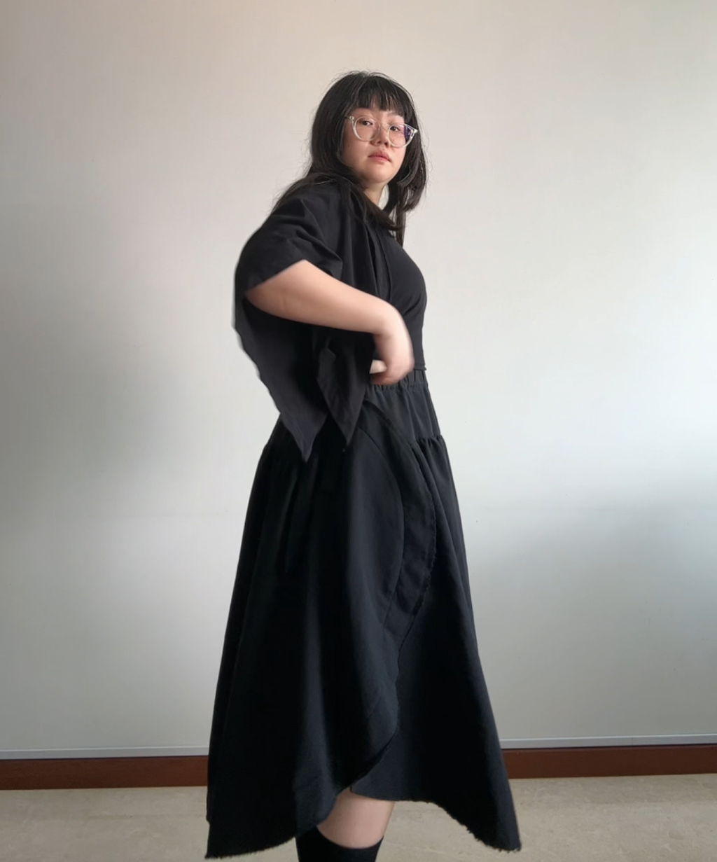 BLACK Comme des Garcons Circle Skirt