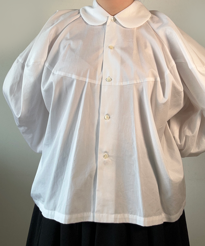 Comme des Garçons GIRL SS22 Balloon Sleeve Round Collar Shirt