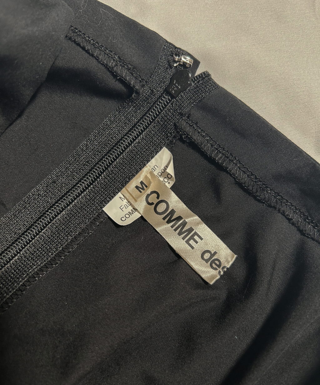 Comme des Garçons SS19 Peplum O Sleeve Blouse