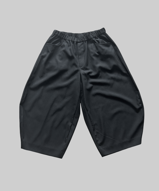 Black Comme des Garcons 2023 Wide Leg Balloon Pants