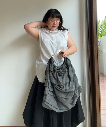 Comme des Garçons Comme des Garçons 2000s O Ring Layered Ruffle Tote