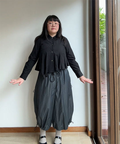 Comme des Garcons Comme des Garcons AW18 Peplum Ruffle Blouse