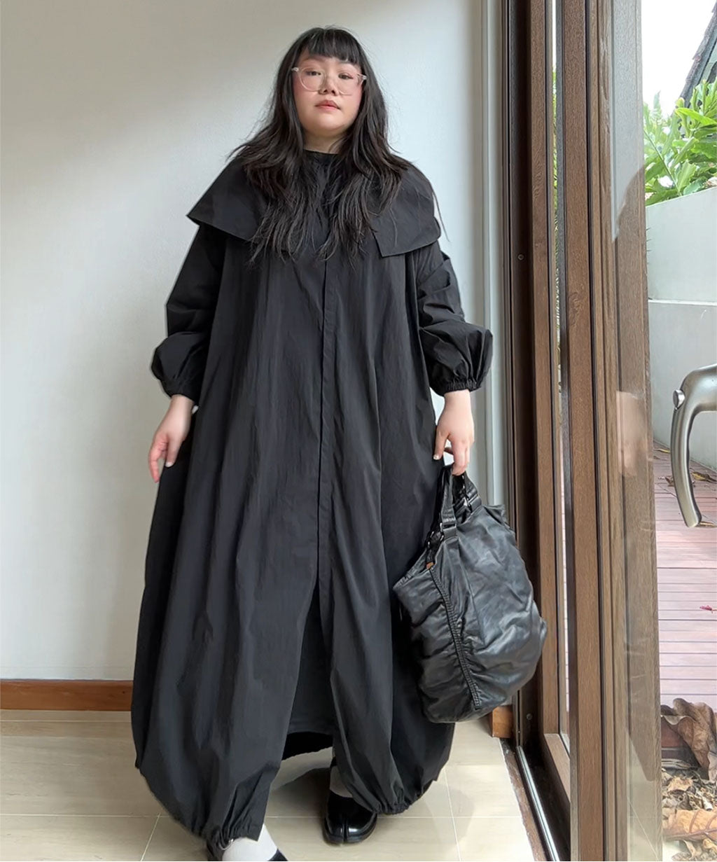 Perna Big Collar Long Lightweight Parka