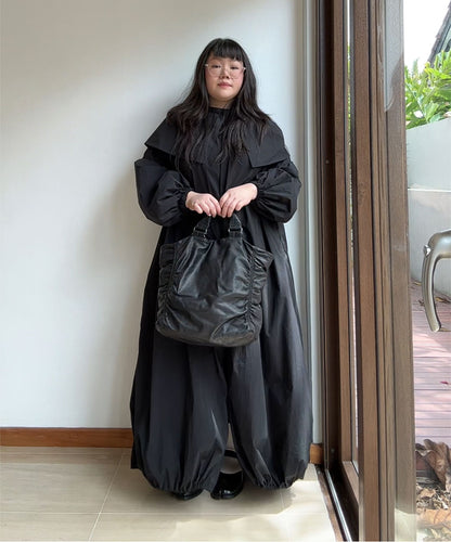 Perna Big Collar Long Lightweight Parka