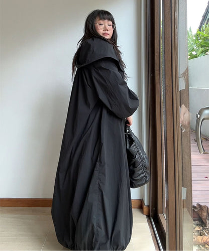 Perna Big Collar Long Lightweight Parka