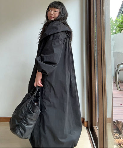 Perna Big Collar Long Lightweight Parka