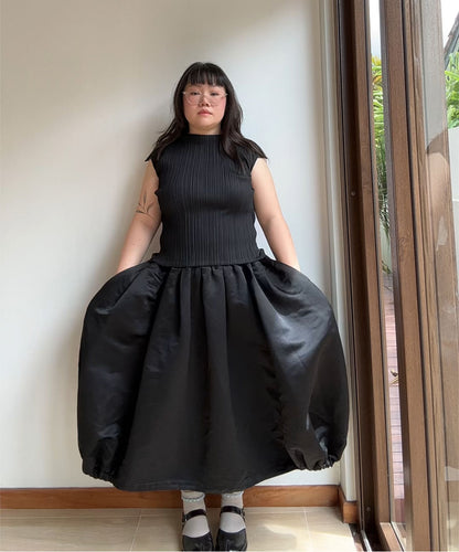 Comme des Garcons AW22 Satin Pumpkin Balloon Skirt