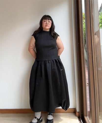 Comme des Garcons AW22 Satin Pumpkin Balloon Skirt