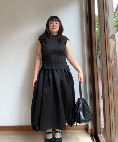 Comme des Garcons AW22 Satin Pumpkin Balloon Skirt