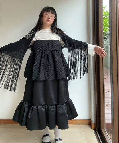 Pleats Please Fringe Pleats Scarf