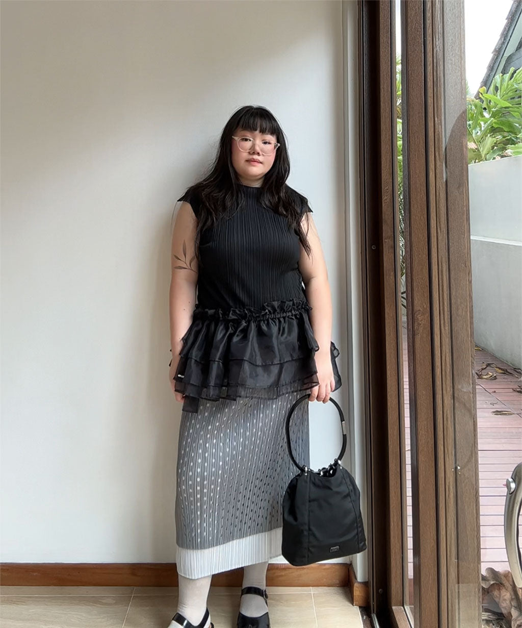 Gucci '99 (Tom Ford era) Curtain Canvas Bag (L)