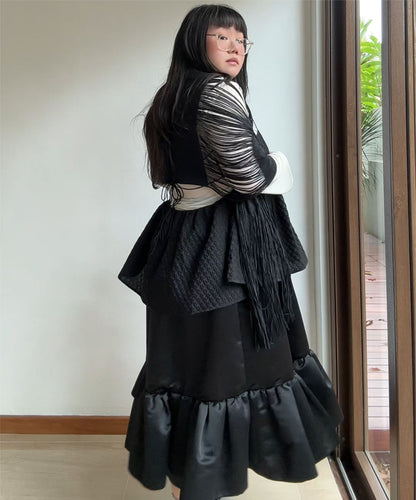 Pleats Please Fringe Pleats Scarf