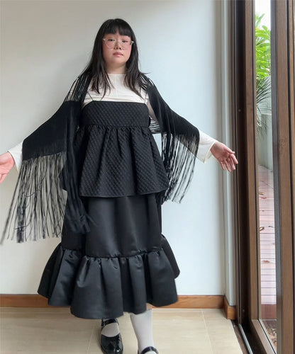 Pleats Please Fringe Pleats Scarf