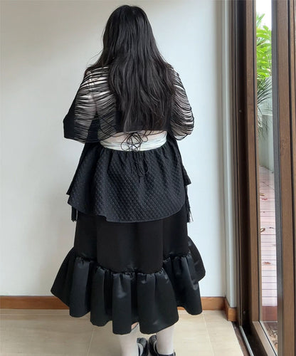 Pleats Please Fringe Pleats Scarf