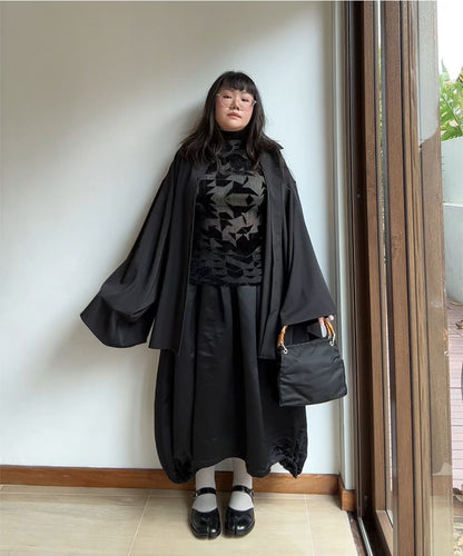 Not Conventional 2-way Kimono Sleeve Shirt