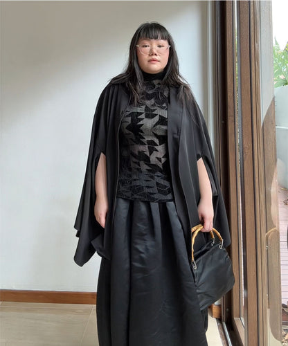 Not Conventional 2-way Kimono Sleeve Shirt