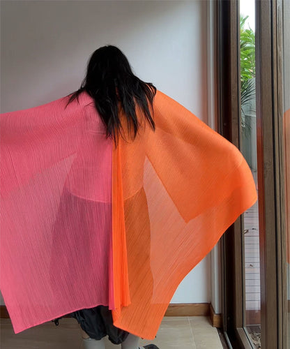 Pleats Please Bicolour Madame-T Mesh Shawl