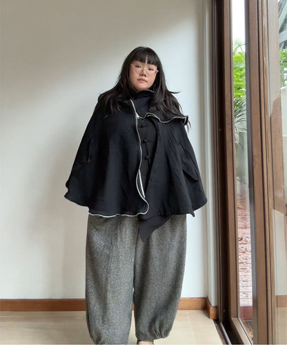 Comme des Garcons AW11 Asymmetrical Zip Cape Poncho