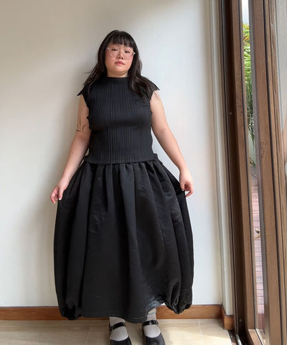 Pleats Please Double Layer Pleated Pointy Sleeves Top