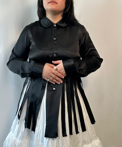 Tシャツ・カットソー COMME des GARCONS FW23 FRINGED SHIRT (FL-B051_1) Comme des Garcons Comme des Garcons SS24 Fringe Shirt