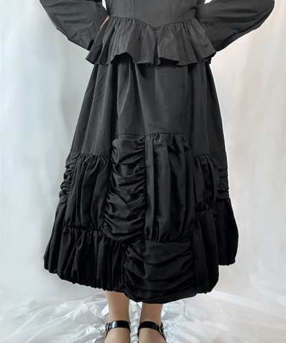 Comme des Garcons Comme des Garcons SS21 Ruched Panelling Skirt