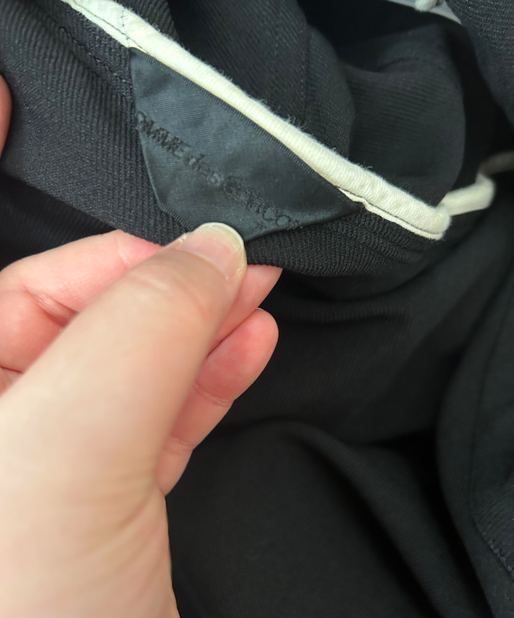 Comme des Garcons AW11 Asymmetrical Zip Cape Poncho