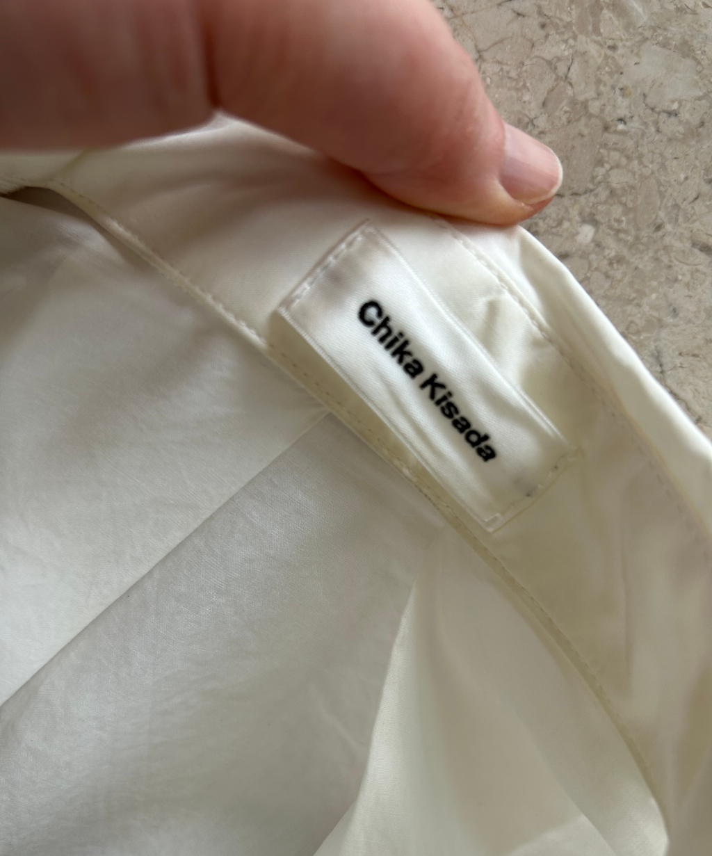Chika Kisada Balloon Sleeve Shirring Shirt