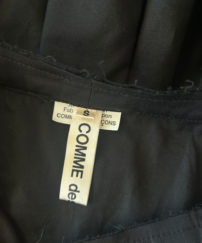 Comme des Garcons Comme des Garcons SS18 Ribbon Drawstring Ruffle Blouse (Cotton Version, Condition 10/10)