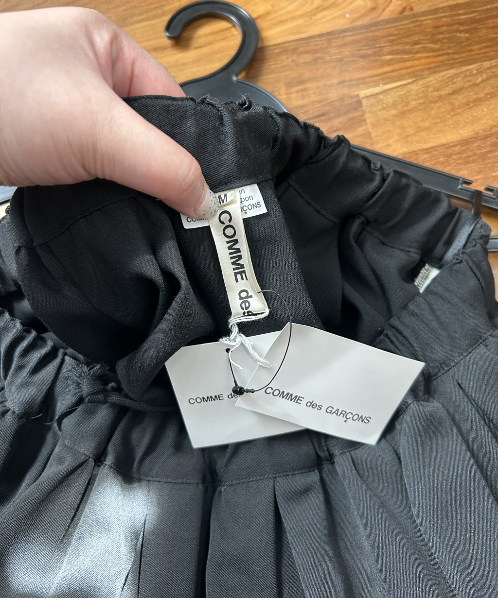 Comme des Garcons SS25 Wool Gabardine Baggy Balloon Pants