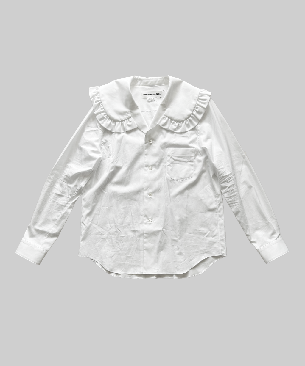 Comme des Garcons Girl SS25 Frill Collar Blouse