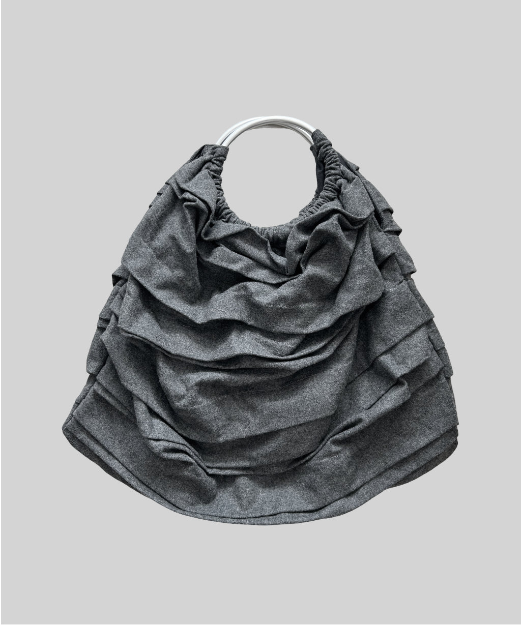 Comme des Garçons Comme des Garçons 2000s O Ring Layered Ruffle Tote