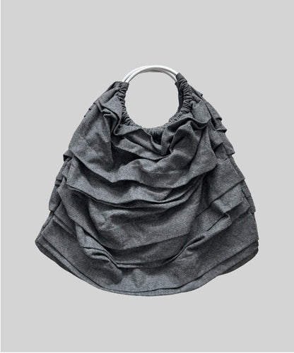 Comme des Garçons Comme des Garçons 2000s O Ring Layered Ruffle Tote