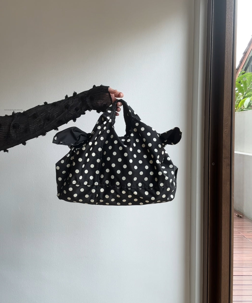 Comme des Garcons Girl Polka Dot Nylon Candy Bag