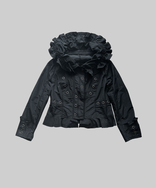 Eiko Kondo 80s Cosmic Eyelet Ruffle Jacket