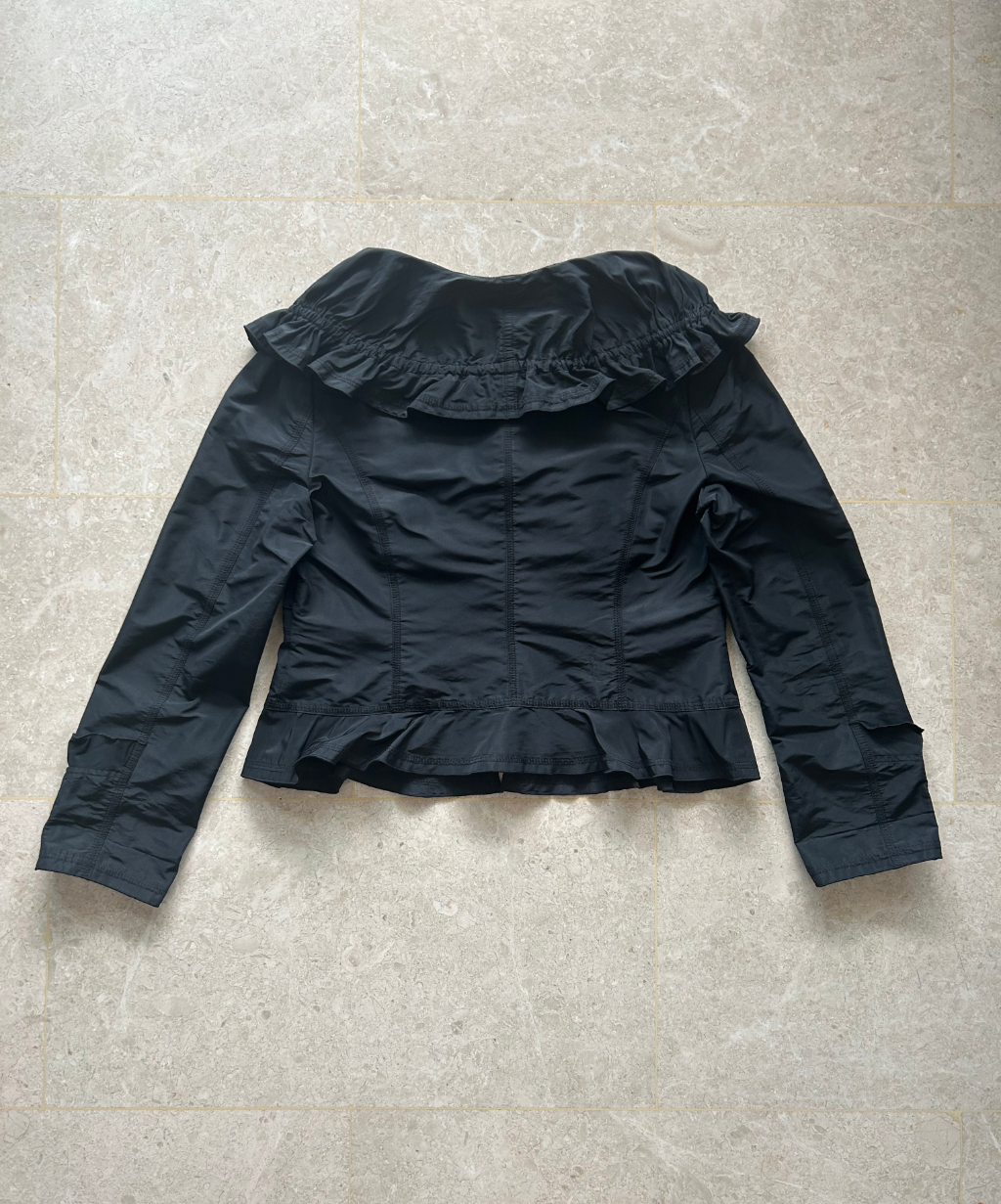 Eiko Kondo 80s Cosmic Eyelet Ruffle Jacket