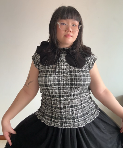 Enfold Layered Petals Detachable Collar