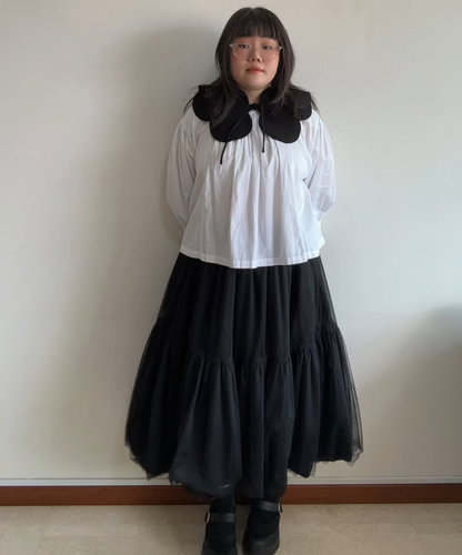 Enfold Layered Petals Detachable Collar